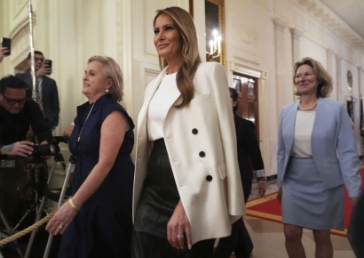 은둔의 영부인 멜라니아…"백악관 머문 날 14일도 안돼"