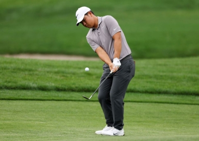 김주형 공동 54위…'아직은 스윙 교정 중'