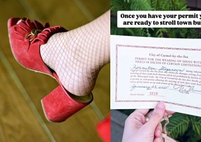 "하이힐 5㎝ 넘으면 불법"…허가증 있어야 다니는 美 괴짜 마을