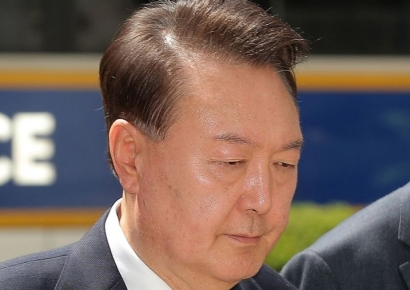 민주 "尹, 눈 가리고 아웅 위장 탈당쇼…'내란 공동체' 실체 더 분명"