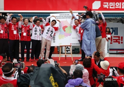 [포토] 충북 찾은 김문수 "오송 바이오 단지 확실하게 발전시킬 것"