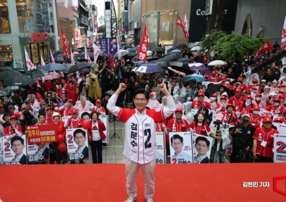 [포토] 청주 찾은 김문수 