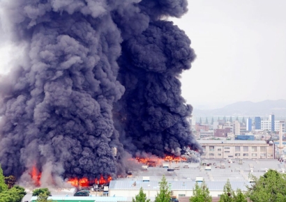 '대형 화재' 금호타이어 광주공장, 수습 종료까지 생산 중단