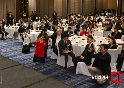 [포토] 김문수, 주한미국상공회의소 초청 간담회