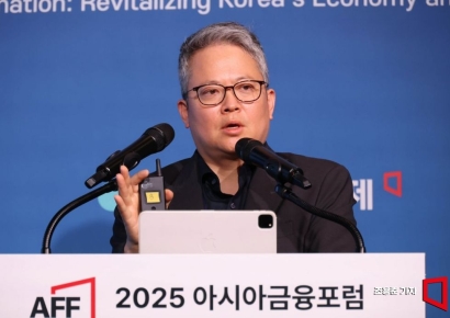 [포토] 서병호 한국금융연구원 실장, 'AI 규제환경 변화' 강연