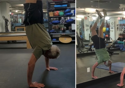 74세에 물구나무서기, 1초도 힘든데 15초 이상…기네스 오른 남성