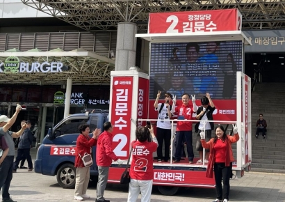 [르포]'金 정치고향' 부천 민심은..."청렴 김문수" VS "대세 이재명"