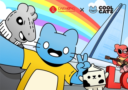 롯데와 손 잡은 NFT 캐릭터 '쿨캣츠'