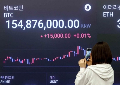 [포토] 비트코인, 4개월만에 사상 최고가