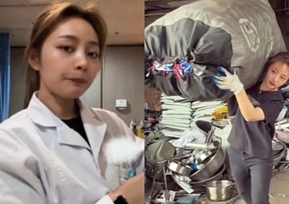 낮에는 의사, 밤에는 고물상 '투잡'…고물상 수입이 더 많다는 中 여의사