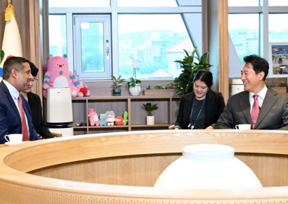 오세훈, 유엔 AI자문위원 만나 서울 AI정책 논의