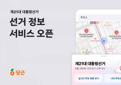 당근, '제21대 대통령선거' 정보 서비스 개시