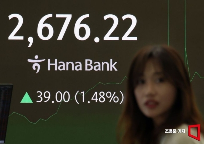 [포토] 코스피 1% 이상 상승 