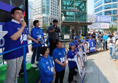 여조 '깜깜이 기간' 시작…이재명, 동서울 집중 유세