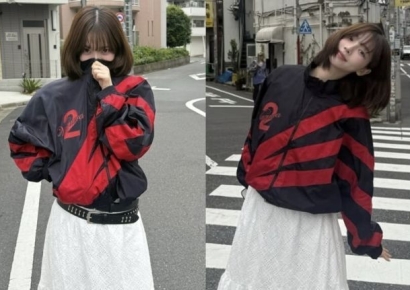 에스파 카리나, 정치색 논란 사과 "오해 소지 있어 삭제"