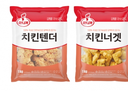 마니커, 치킨 '텐더·너겟·팝콘' 3종 출시