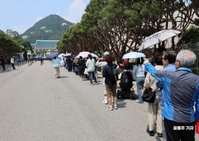 [포토] 청와대 관람을 위한 긴 줄