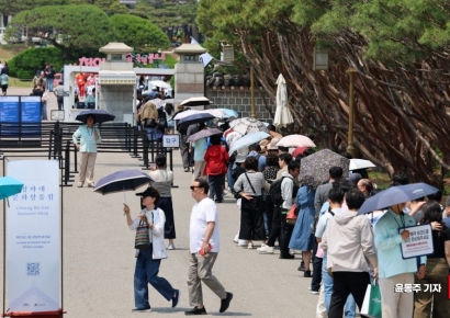 [포토] 청와대, 방문객 급증