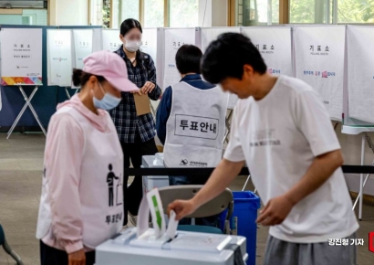 [포토] 21대 대통령선거 사전투표 마지막 날