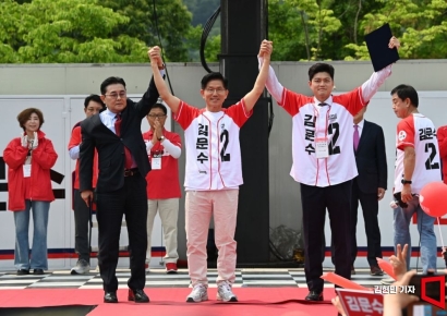 김용태 "김문수-이준석 삼자구도서 함께 승리...이재명 독재 막을 것"