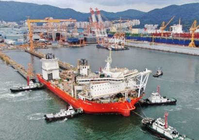 [단독]'국내 한척뿐' 해상풍력설치선…한전·현대건설, 추가 발주 논의