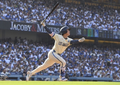 다저스 김혜성, 홈런포 쏘아 올렸다