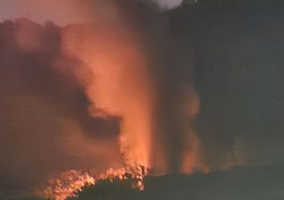 서울 노원구 수락산 화재…"상계동 수락산스포츠센터 뒤쪽, 주변 접근 자제"