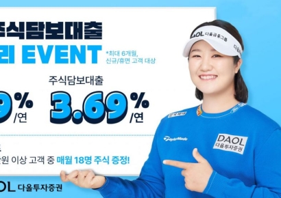 다올투자증권, '연 3%대' 신용·대출 우대금리 이벤트 진행