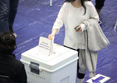 오후 5시 대선 투표율 73.9％…20대때보다 0.3％p↑