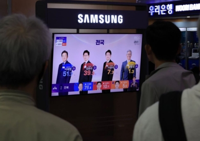 방송3사 출구조사 이재명 51.7% 김문수 39.3%…12.4%p 격차(상보)