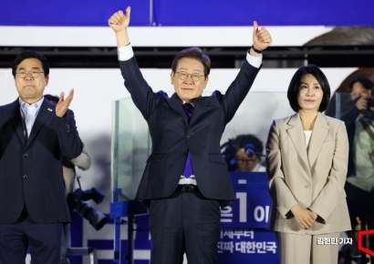 호남 민주당·영남 국민의힘 '여전'…李, 충청·수도권 우세