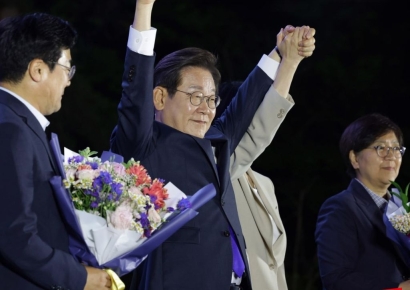 [속보]90% 개표…이재명 48.44%·김문수 42.59%·이준석 7.9%