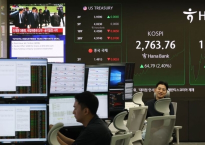 [포토] 폭등한 코스피