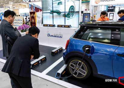 [포토] 카스토퍼에 설치된 전기차 충전기