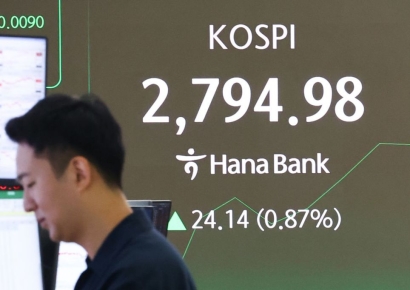 韓증시, 강보합 출발…코스피 2800선 노크