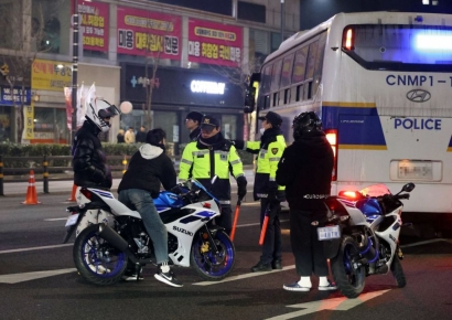 '삼일절 폭주' 1668건 단속…음주 90건·무면허 39건
