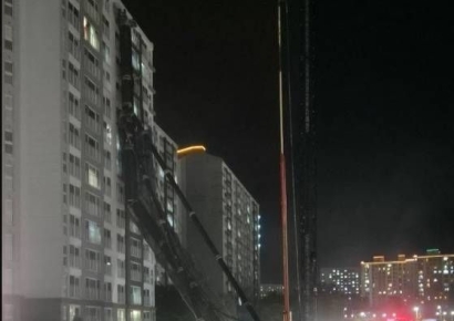 김동연, 6일 용인 서천동 '인덕원~동탄 복선전철' 사고 현장 방문 