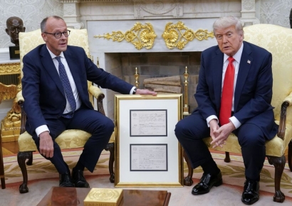 獨메르츠, 트럼프에 "독일 혈통" 호소…러 압박 요청했지만 묵묵부답