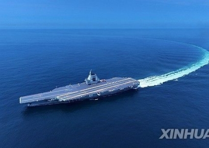中항모 푸젠함, 지난달 하순 서해서 시험항해…전력화 임박한 듯