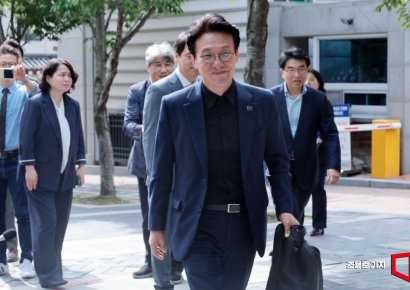 [포토] 김민석 총리 후보자 출근