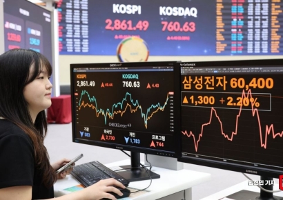 [포토] 삼성전자, 7거래일 연속 상승… 2개월 만에 6만원대 회복