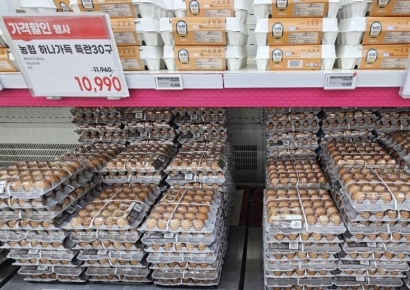 계란 한판 다시 '7000원'…조류 AI에 수급 불안까지