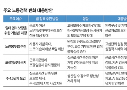 노란봉투법·포괄임금·4.5일제 '계엄식 도입' 없다지만 대비할 때