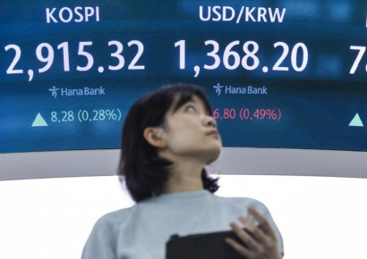 강보합 출발 코스피, 2900대 유지