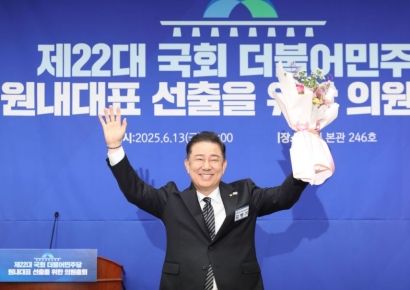 김병기, 이재명 정부 첫 與원내대표 선출…개혁 지휘·여야 협치 숙제(종합)