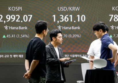 [포토] 3000포인트 앞둔 코스피