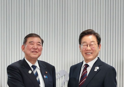 한일 '셔틀외교' 복원 시동, 李대통령 취임 14일만에 첫 정상회담