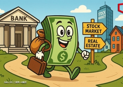 "금리 매력없네"…은행서 빠져나가 증시·부동산으로 뭉칫돈 