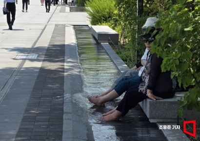 [포토] 그늘이 최고다