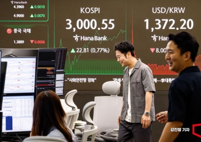 [포토] 코스피, '드디어 3000 돌파'